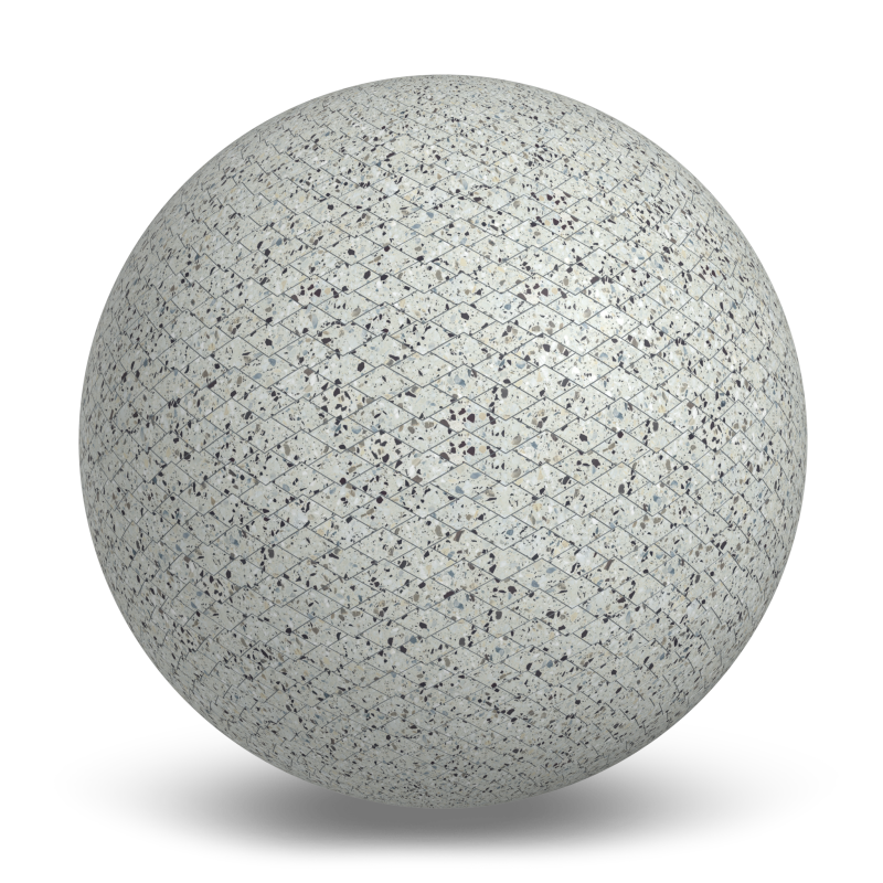 Texture de Terrazzo Allure™ Azure Diamond Mat Couvre-plancher intérieur par MILE®stone