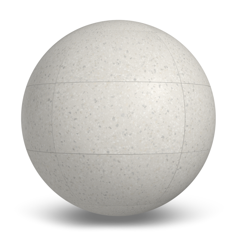 Terrazzo Allure™ Snow Matte Porcelain Tile Indoor Flooring texture by MILE®stone