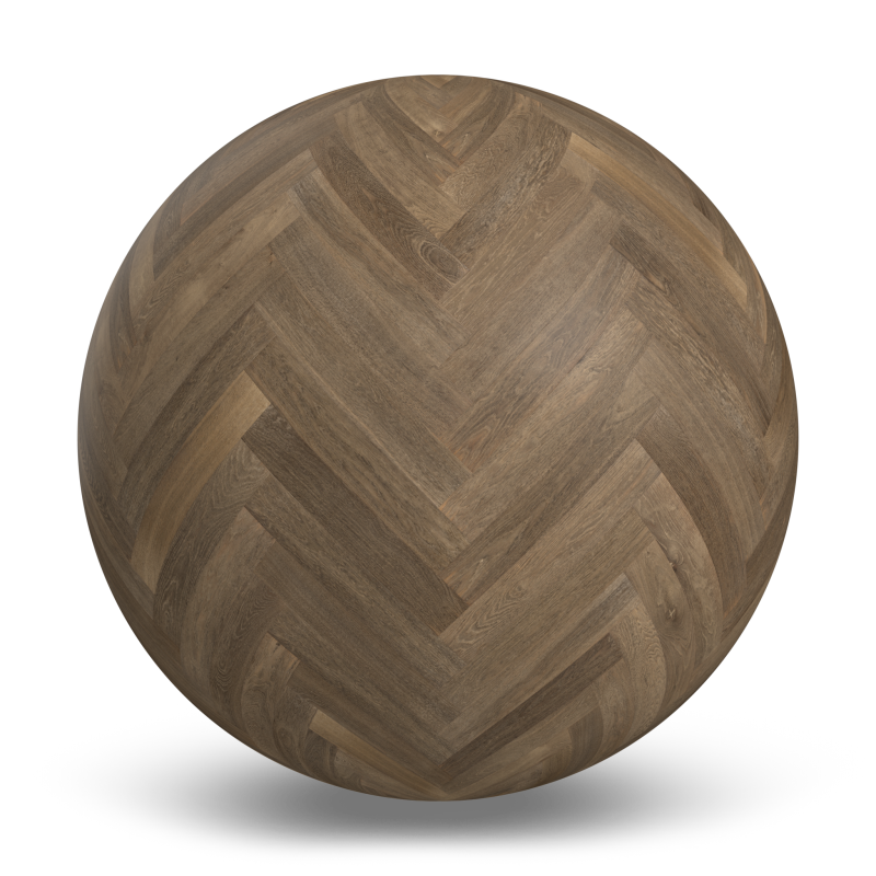 Texture de Chêne Parc Monceau Valance Grey Herringbone Tumbled Couvre-plancher intérieur par Ciot Legno