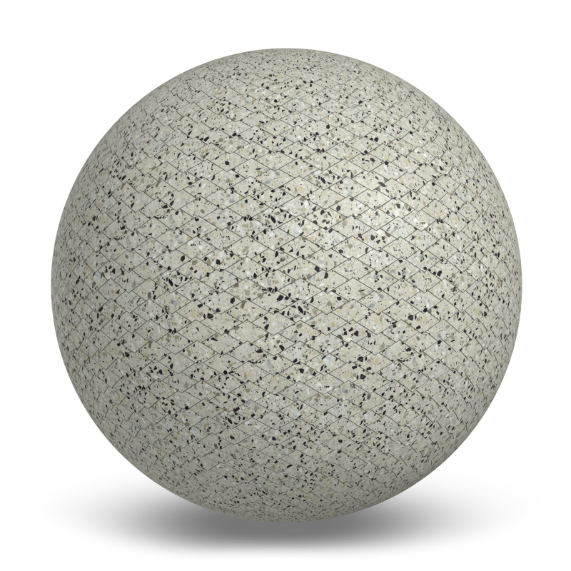 Terrazzo Allure™ Mesquite Diamond Matte Porcelain Tile Indoor Flooring texture by MILE®stone