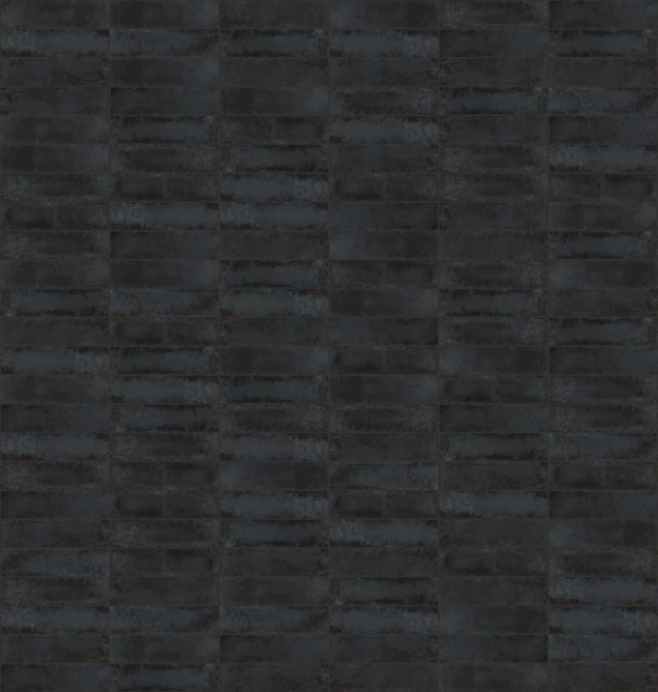 Ceratec Metallica Black Glossy Ceramic Tile Texture