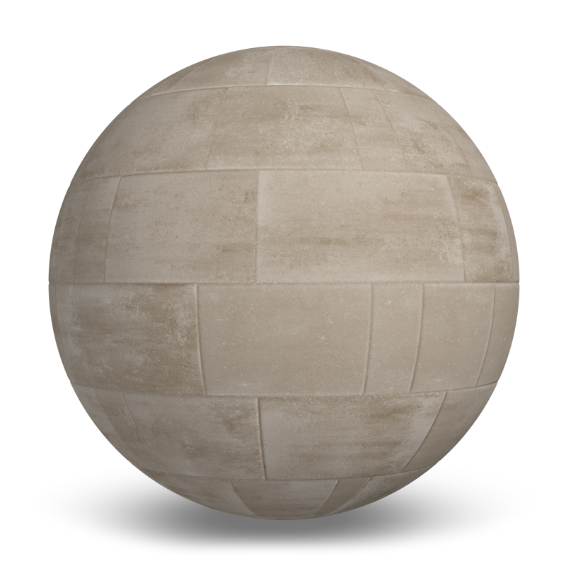 Proma + Proma XL Oka Beige - Linear Concrete Paver Hardscaping texture by Rinox