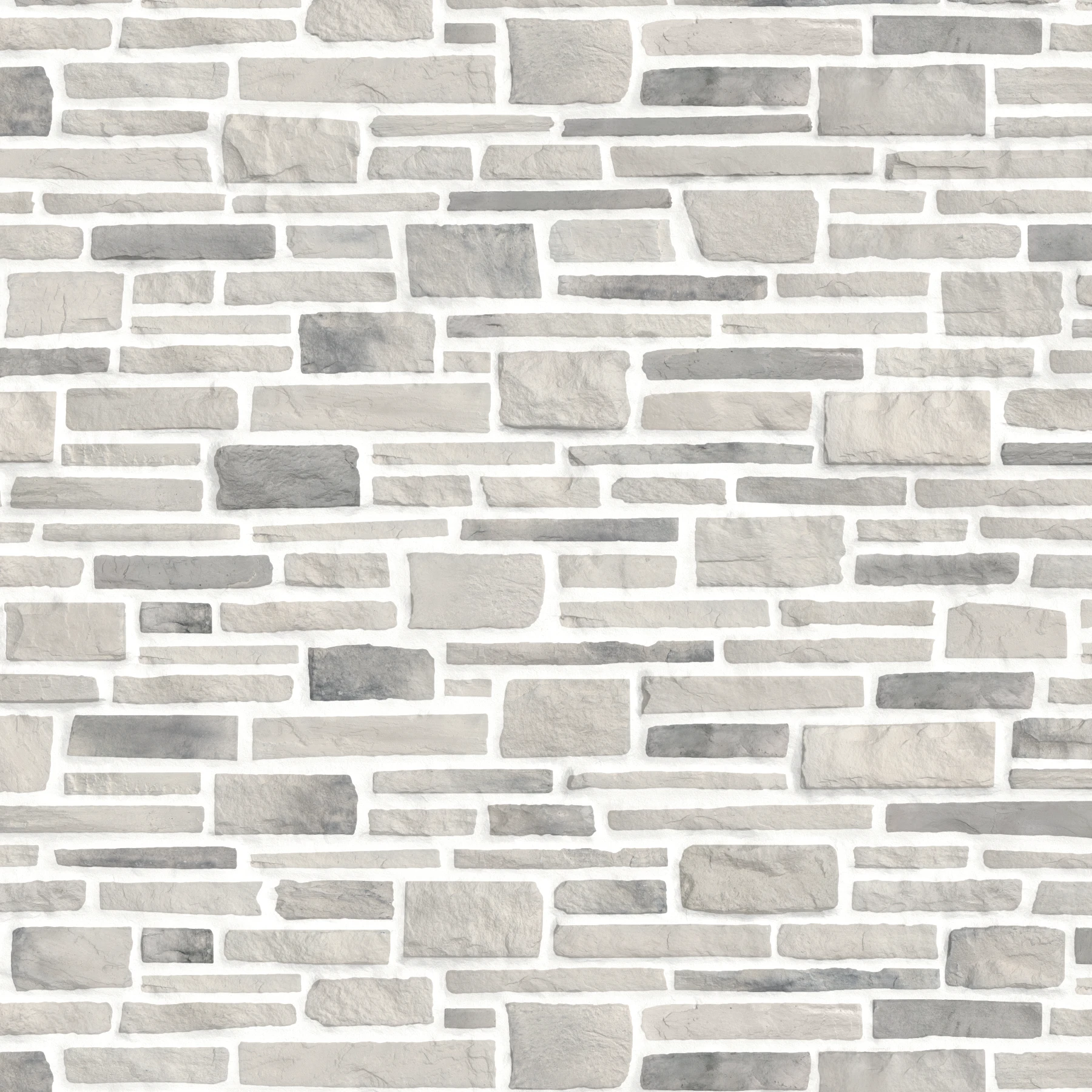 Ledge Cobble Stone Everest - White Mortar Concrete Masonry Wall Cladding Exterior Wall Cladding surface by Pierres Royales
