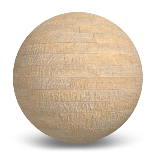 Northen Buff Split-Face - Single Height One Coursed Texture