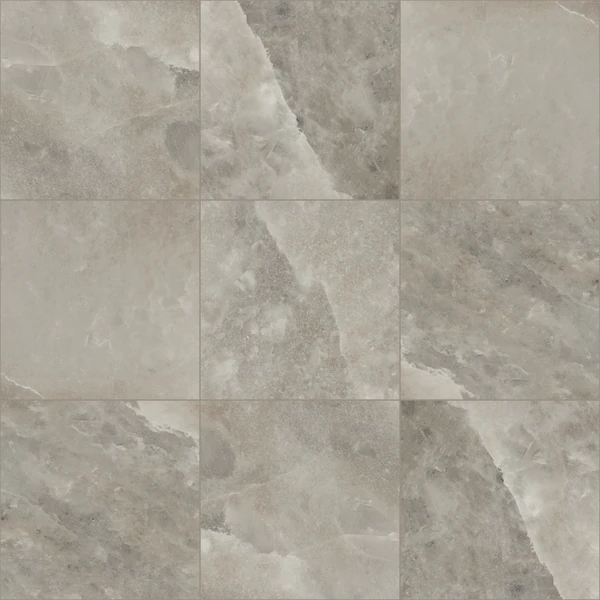 Ceratec Rock Salt - Smoke Polished Porcelain Tile Texture