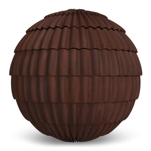 Spanish Barrel Tile Terra Cotta Brown