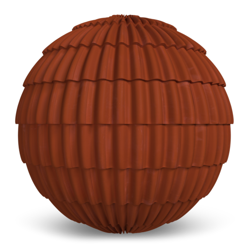 Spanish Barrel Tile Cool Terra Cotta
