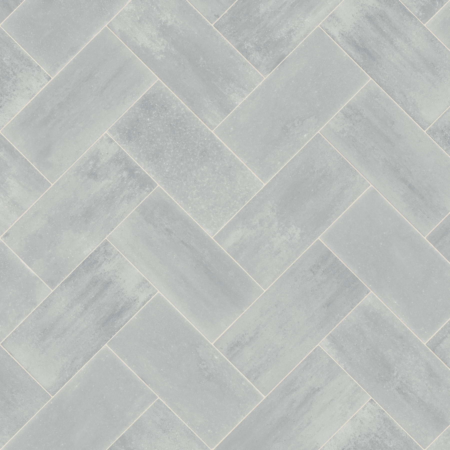 Proma XL Mist - Herringbone Concrete Paver Hardscaping surface by Rinox