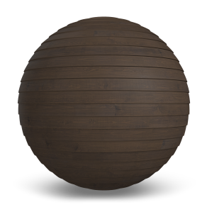 Maibec Lambris de bois véritable - Clin rainuré brossé | Brun Appalaches