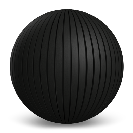 Revêtement Cannelé Belge UH58 - Ébène