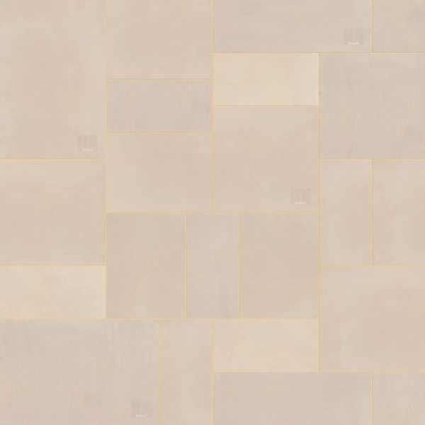 Banas Stones Sandstone Venetian Crema (4 Size Mix) Texture