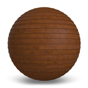 Maibec Lambris de bois véritable - Clin rainuré texturé | Brun Muskoka