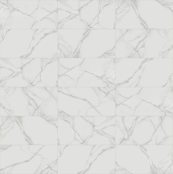 Ceratec Glamour Calacatta Mat Porcelain Tile Texture