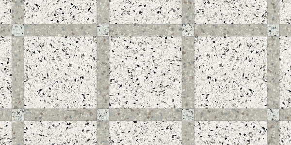 MILE®stone Terrazzo Allure™ Frame Deco (Dalmatian / Stonehenge / Azure) Porcelain Tile Texture
