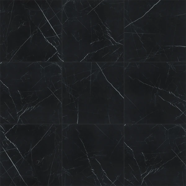 Ceratec Marmi Classici Nero Marquinia Polished Porcelain Tile Texture