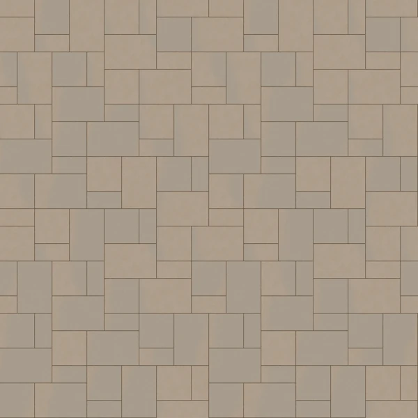 Polycor INDIANA LIMESTONE ‐ FULL COLOR BLEND™ Newport Pattern Stone Paver Texture