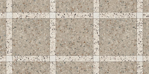 MILE®stone Terrazzo Allure™ Frame Deco (Tortoise / Dune / Snow) Porcelain Tile Texture