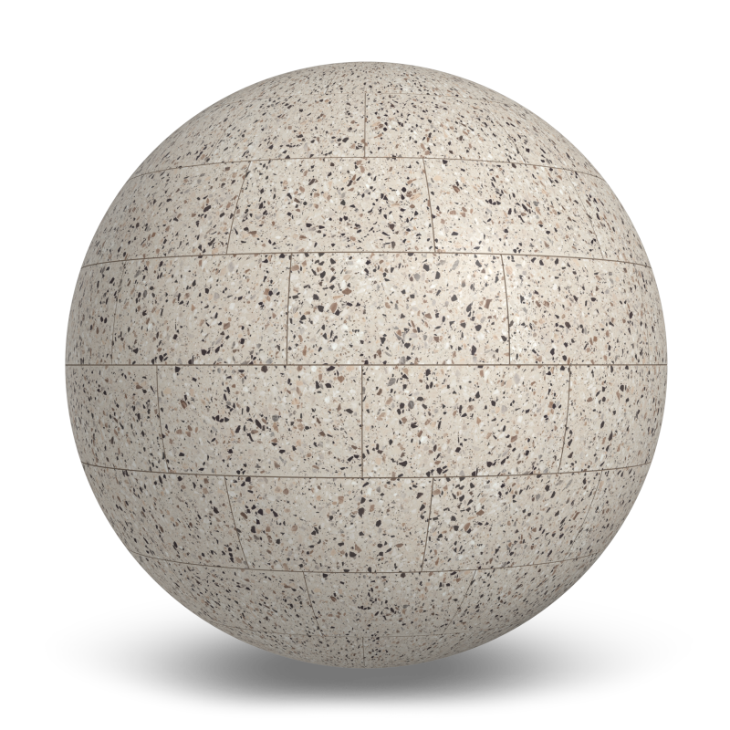 Terrazzo Allure™ Dune Stagger 33% Matte Porcelain Tile Indoor Flooring texture by MILE®stone