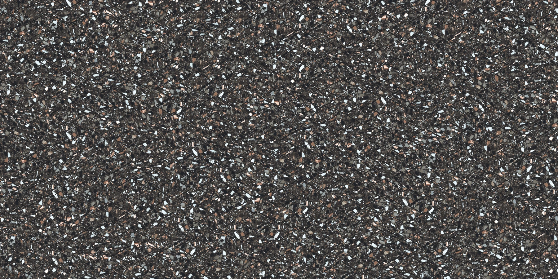 Terrazzo Allure™ Constellation Diamond Matte Flooring surface by MILE®stone