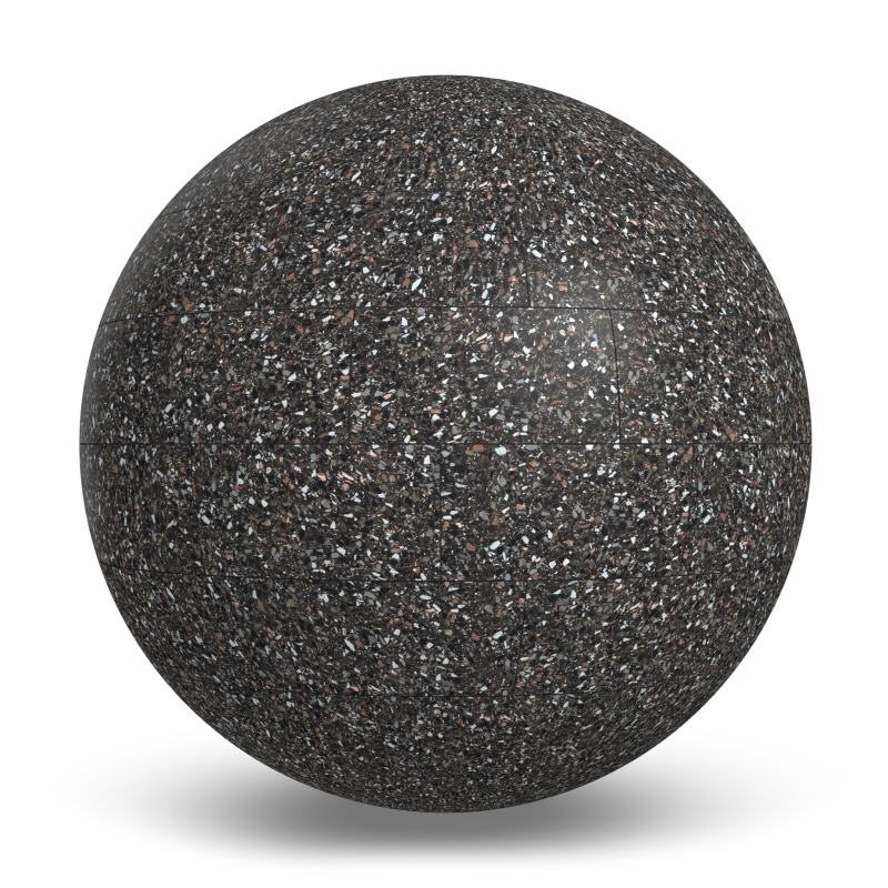 Terrazzo Allure™ Constellation Stagger 33% Matte Porcelain Tile Indoor Flooring texture by MILE®stone