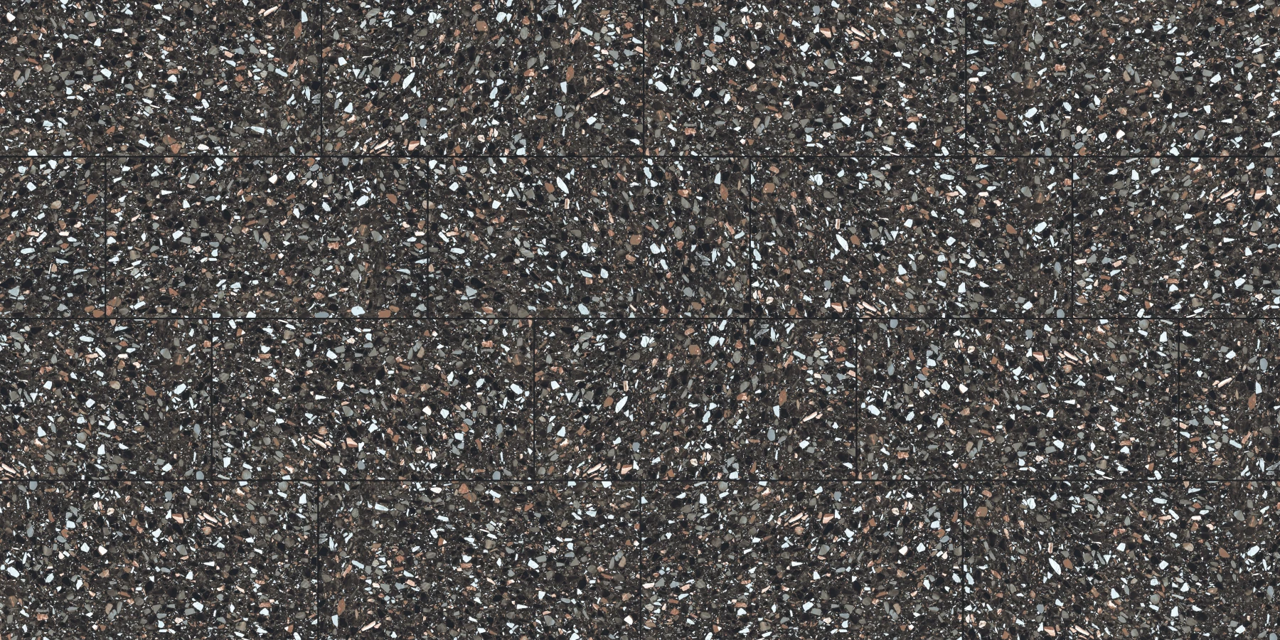 Terrazzo Allure™ Constellation Stagger 33% Matte Flooring surface by MILE®stone