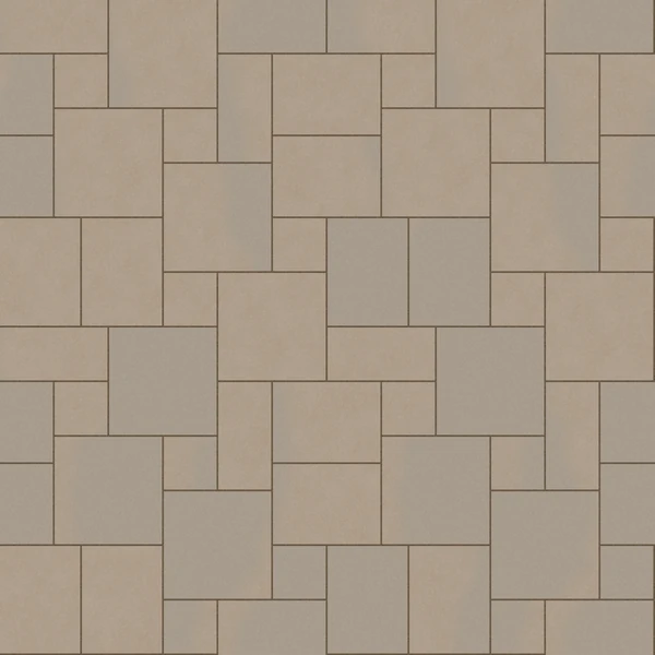 Polycor INDIANA LIMESTONE ‐ FULL COLOR BLEND™ Savannah Pattern Stone Paver Texture