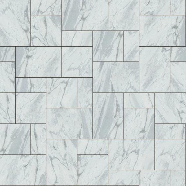 Polycor GEORGIA MARBLE™ ‐ PEARL GREY Richmond Pattern Stone Paver Texture