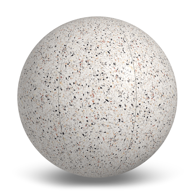Texture de Terrazzo Allure™ Venice Stacked Mat Couvre-plancher intérieur par MILE®stone