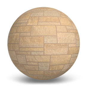 Vetter Stone Northern Buff (Split-Face Finish) - 3 Height Thin Stone Random Ashlar Pattern