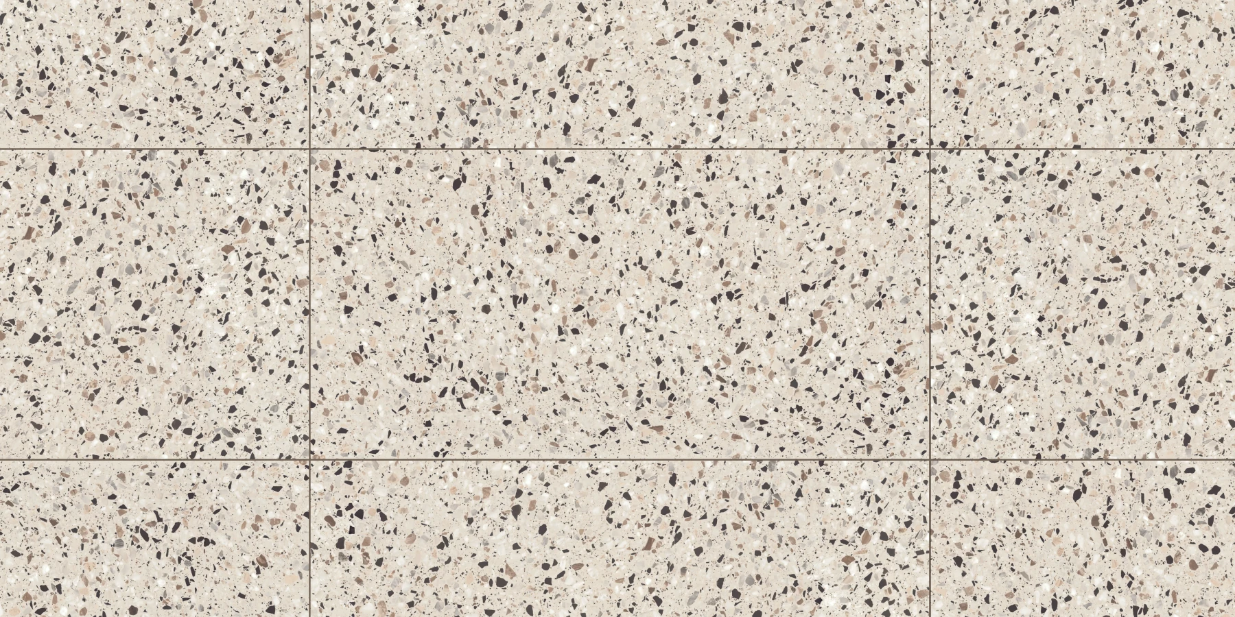 Terrazzo Allure™ Dune Matte Flooring surface by MILE®stone