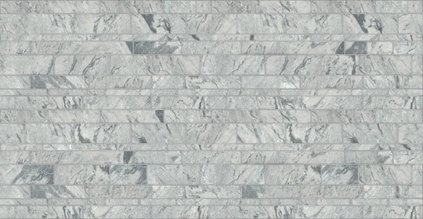 Polycor GEORGIA MARBLE™ - PEARL GREY Berkshire® - 3 Height Linear Stone Masonry Wall Cladding Texture
