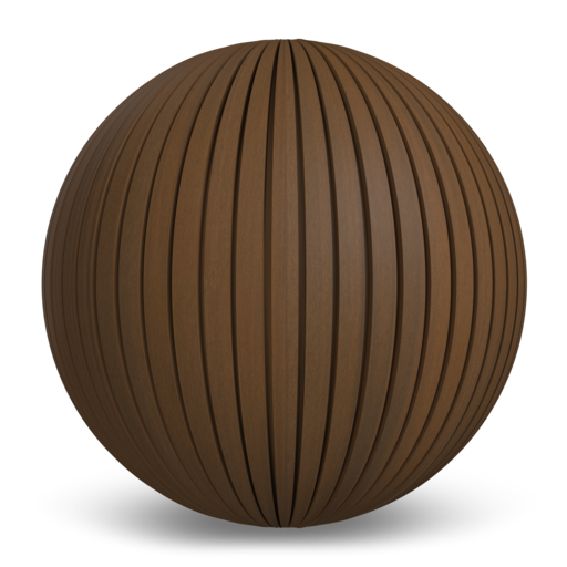 Fluted Belgian Siding UH58 - Teak