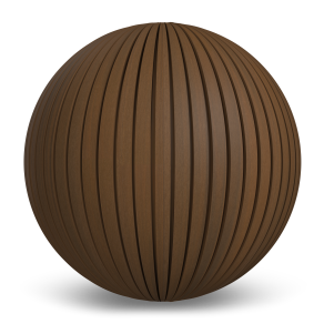 NewTechWood Canada Fluted Belgian Siding UH58 - Teak