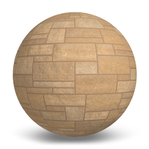Vetter Stone Glacier Buff (Split-Face Finish) - 3 Height Thin Stone Random Ashlar Pattern