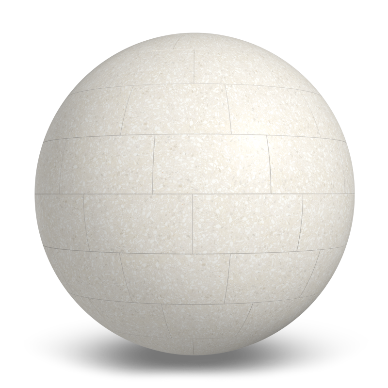 Terrazzo Allure™ Eggshell Stagger 33% Matte Porcelain Tile Indoor Flooring texture by MILE®stone