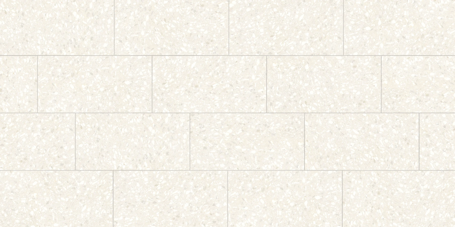 Terrazzo Allure™ Eggshell Stagger 33% Matte Flooring surface by MILE®stone