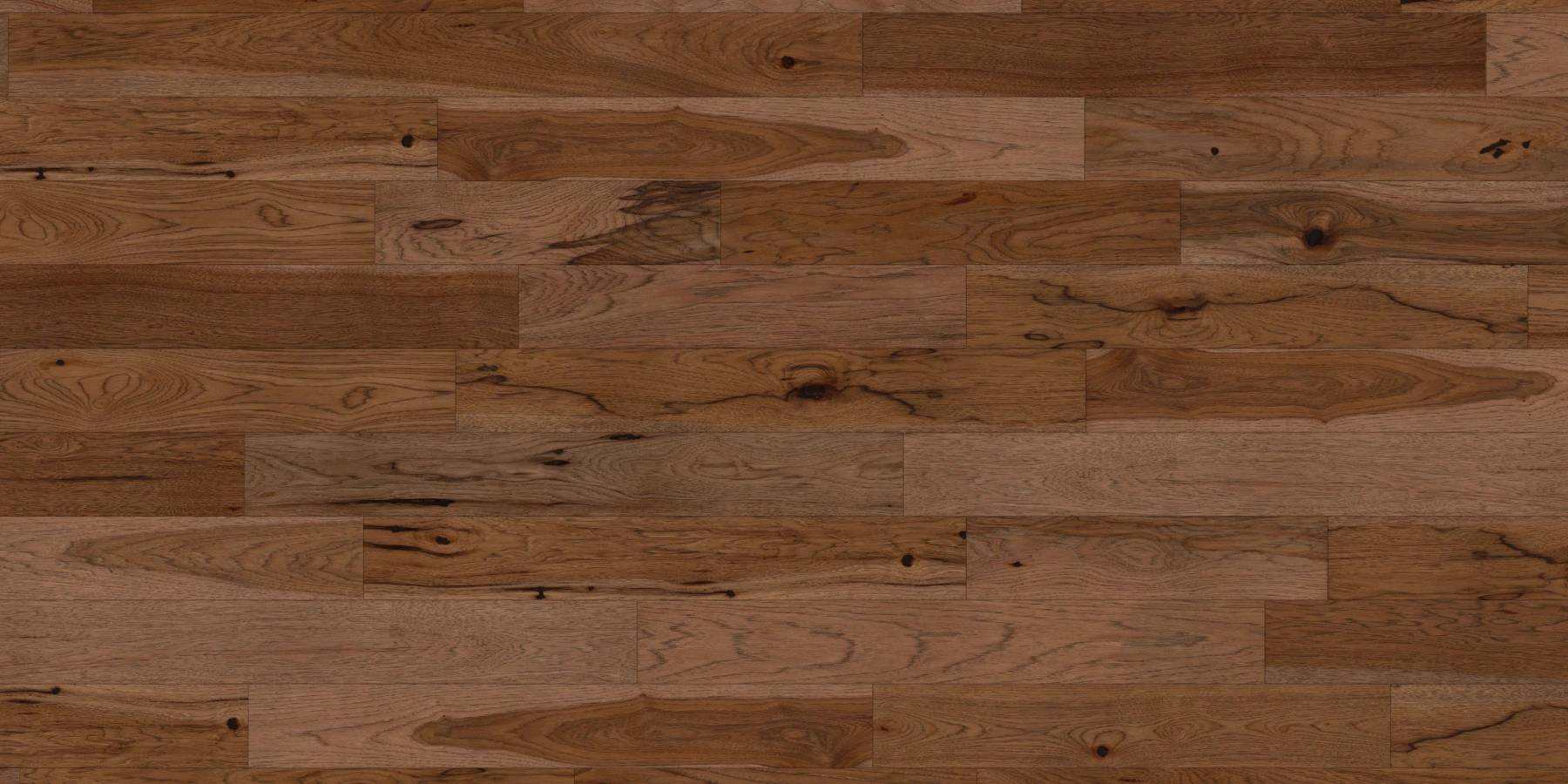 Surface de Hickory Sierra Variation avec nœuds Revêtement de sol par Preverco