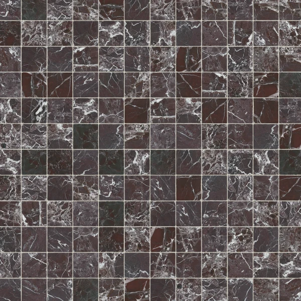 Arta Ceramic Rosso Levanto Tumbled 4x4 Mesh Mounted Marble Tile Texture