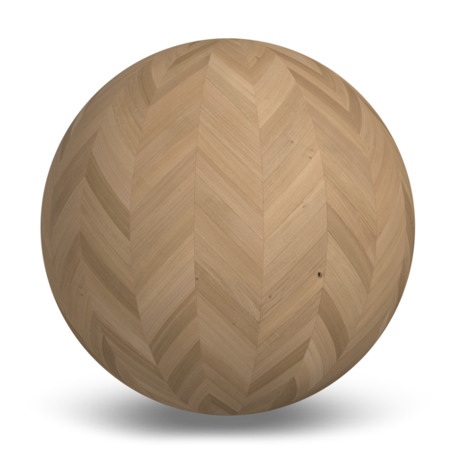 Plancher en chêne brossé Isola Chevron