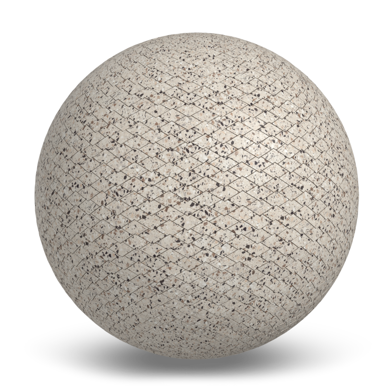Terrazzo Allure™ Dune Diamond Matte Porcelain Tile Indoor Flooring texture by MILE®stone
