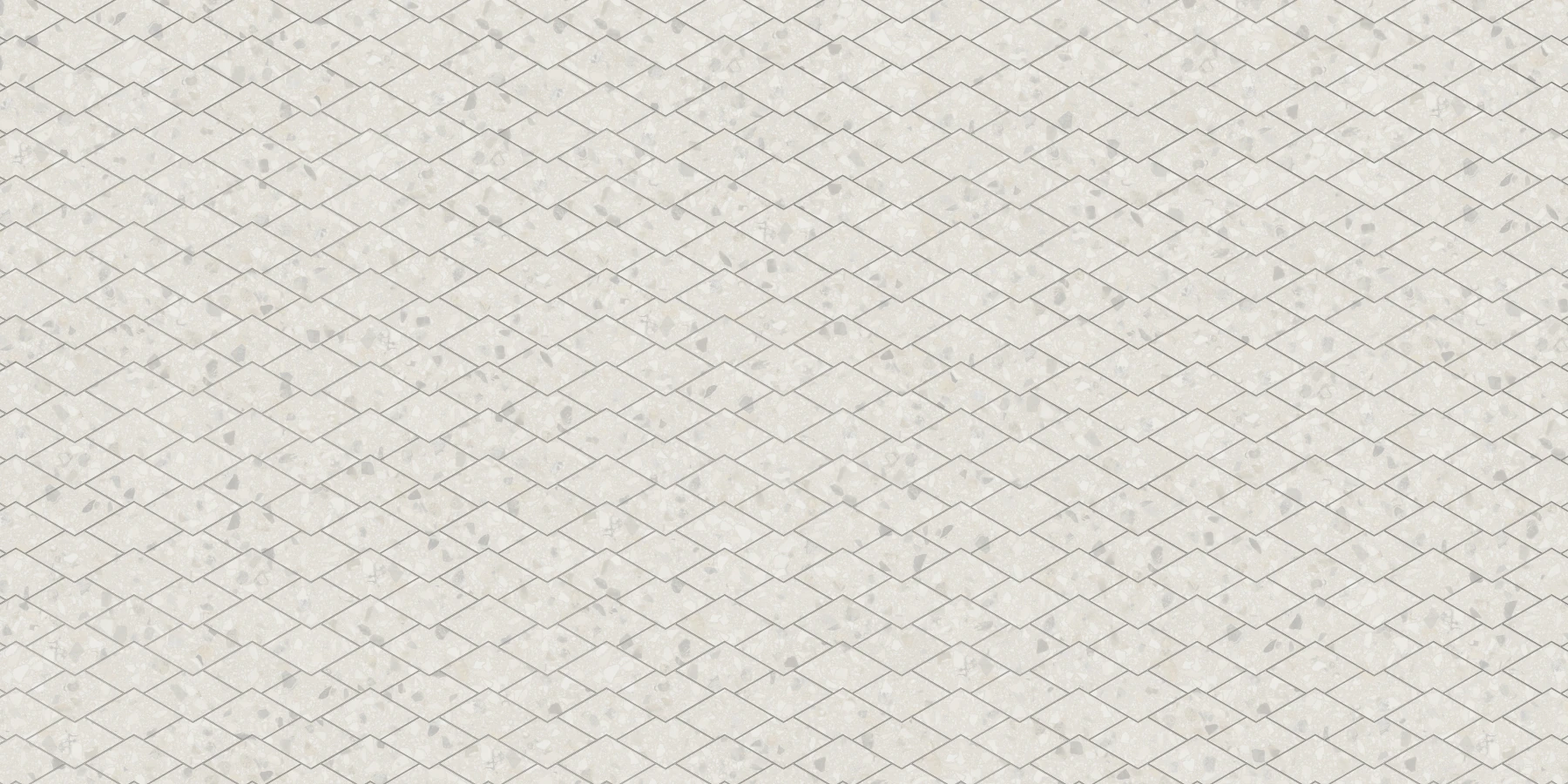 Terrazzo Allure™ Snow Diamond Matte Flooring surface by MILE®stone