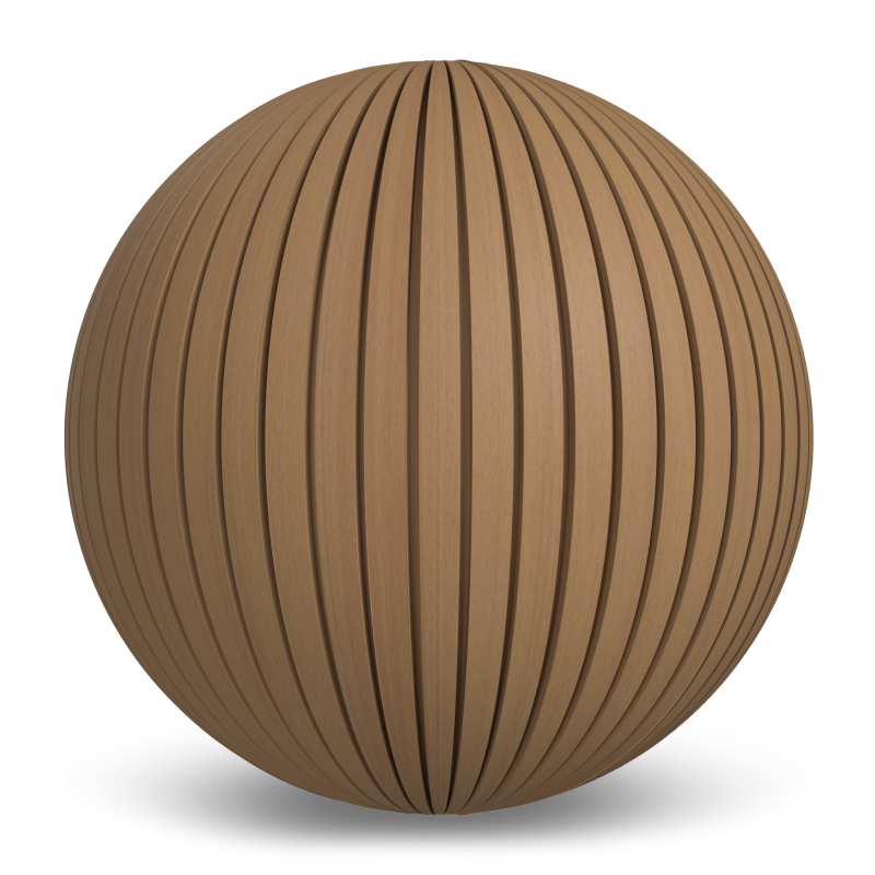 Texture de Revêtement Cannelé Belge UH58 - Cèdre Rouge Plafond et soffite extérieurs par NewTechWood Canada