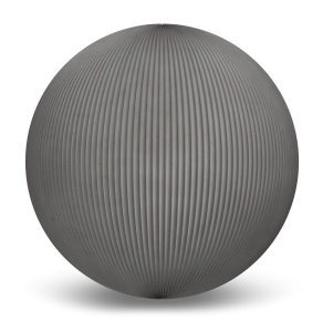 Dekko Concrete Charcoal 24x96 Fluted Cladding Texture