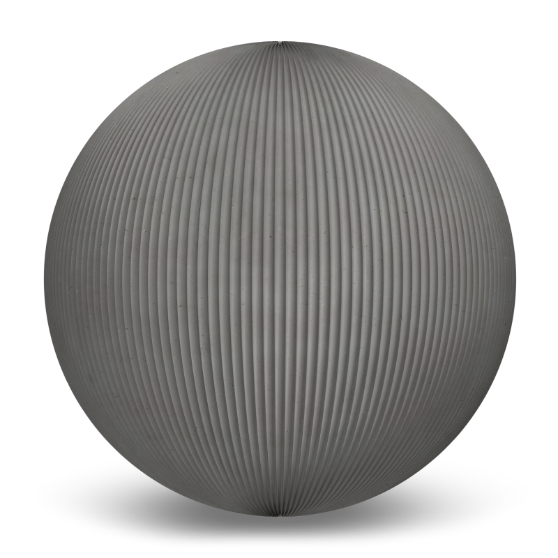Charcoal 24x96 Fluted Concrete Wall Cladding Interior Wall Cladding texture by Dekko Concrete