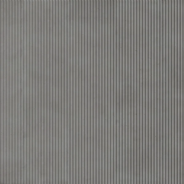 Dekko Concrete Charcoal 24x96 Fluted Concrete Wall Cladding Texture