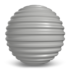 McElroy Metal Ash Gray Mega Rib Texture