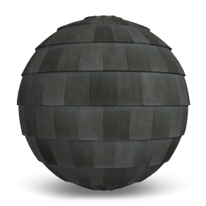 Ludowici Roof Tile Vermont Gray Black LudoShake Tile