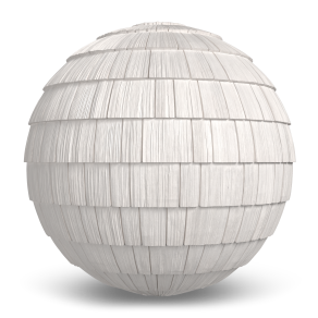 Brava Roof Tile Synthetic Shake Blanc
