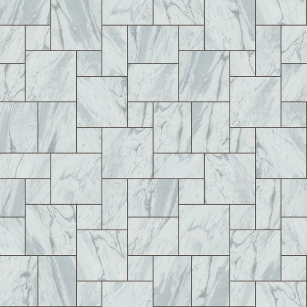 Polycor GEORGIA MARBLE™ ‐ PEARL GREY Savannah Pattern Stone Paver Texture