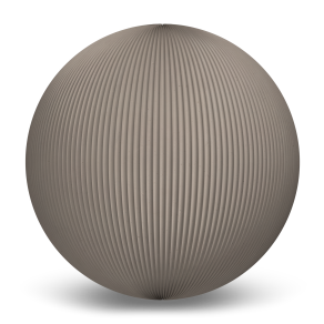 Dekko Concrete Clay 24x96 Fluted Cladding Texture